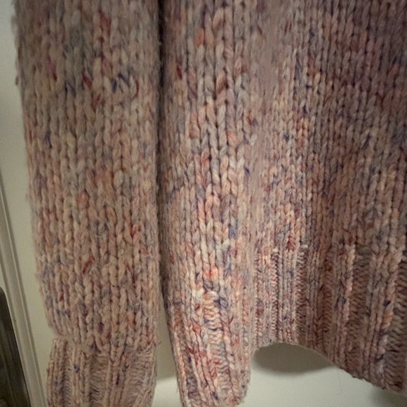 J Crew Sweater- womens size large- Marled Wool- pink - Picture 9 of 9